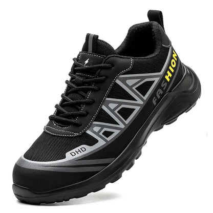 Work Safety Shoes Men Safety Boots Anti-smash Anti-puncture Work Shoes Sneakers Shoes Male Work Boot Indestructible