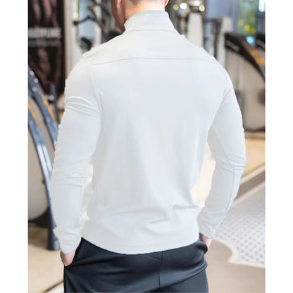 Mens Gym Fitness Tops Casual Jogging Sports Jacket Outdoor Workout Training Sweatshirt zipper Jacket Running Tights Men clothes
