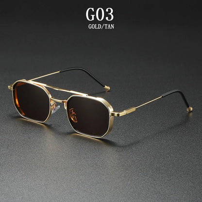 2025 Square Sunglasses Women Trendy Vintage Steampunk Sunglass Men Luxe Fashion Glasses Gafas De Sol Hombre Lunette Soleil Femme
