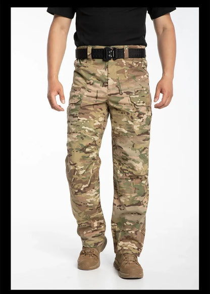 Tactical Combat Pants Men streetwear Camouflage Cargo Pants Army Work Waterproof  Trousers Urban Casual Pants