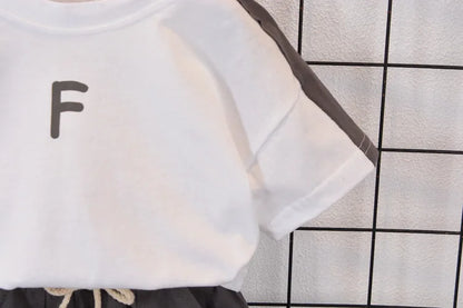 Summer Baby Boys Clothes Suits Fashion Children Letter T-shirts+Shorts 2Pcs/Sets Kids Clothing Casual Outfits Infant Tracksuit