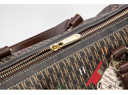 Colorful Print Design Spacious New-Style Women's Tote Bag Unique Prints Fashionable Women's Clutch Bag