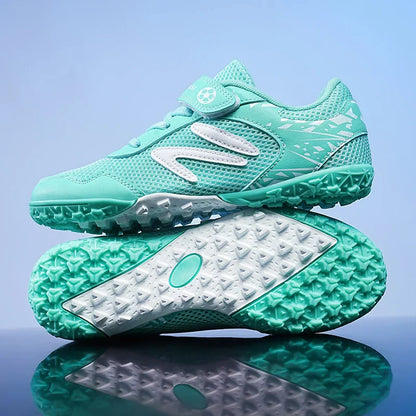 Kids Soccer Shoes FG/TF School Football Boots Boys Girls Cleats Grass Sneakers Child Outdoor Athletic Training Sports Footwear