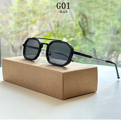 2026 Square Sunglass Men Vintage Fashion Glasses Steampunk Sunglasses Women Trendy Gafas De Sol Hombre Luxe Lunette Soleil Femme