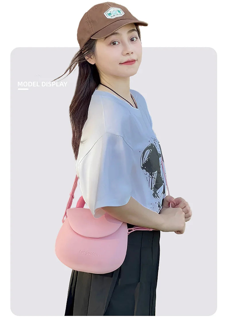 NEW Cute Shoulder Bag Durable Gourd-Shaped Handbag New Sweet Outing Small Mobile Phone Bag Women's Mini Tote Bag Crossbody