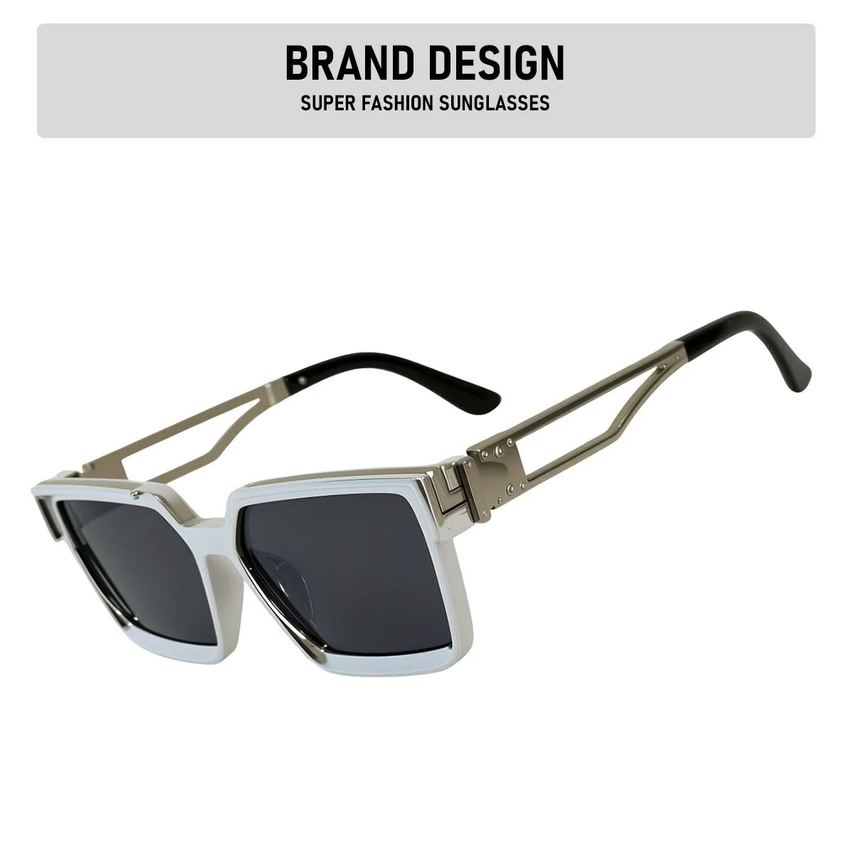 Millionaire Square Sunglasses Women 2026 UV400 Protection Sunglass Men Luxury Brand Design Fashion Glasses Gafas De Sol Hombre