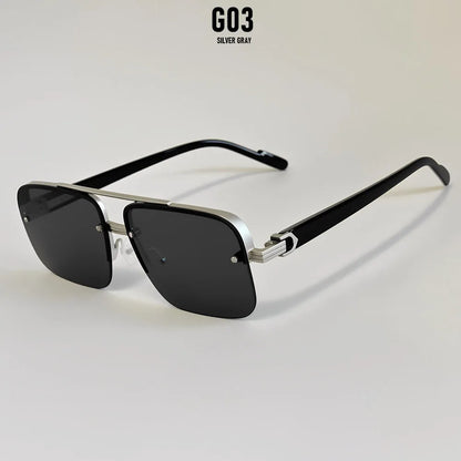 UV400 Protection Square Sunglasses Women Trendy Vintage Retro Fashion Glasses Driving Sunglass Men Lentes De Sol Mujer Zonnebril