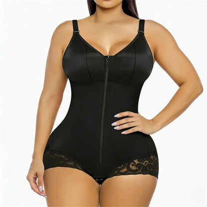Women' Corset Compression Garments Abdomen Shaping Short Vest Girdles Postpartum Post Liposuction Bodysuit Fajas Colombianas
