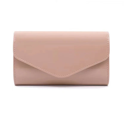 Patent Leather Envelope Clutch Purse Shiny Candy Color Cover Day Clutches Evening Bag for Women Shoulder Handbags Bolso Mujer