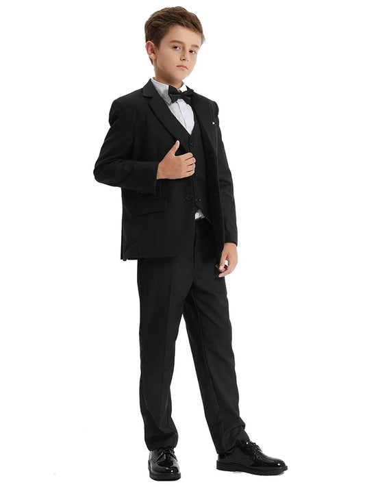 Suits for Boys Kids Wedding Easter Church Tuxedo Teenager School Performance Piano Outfit Set Children Birthday Formal Clothes