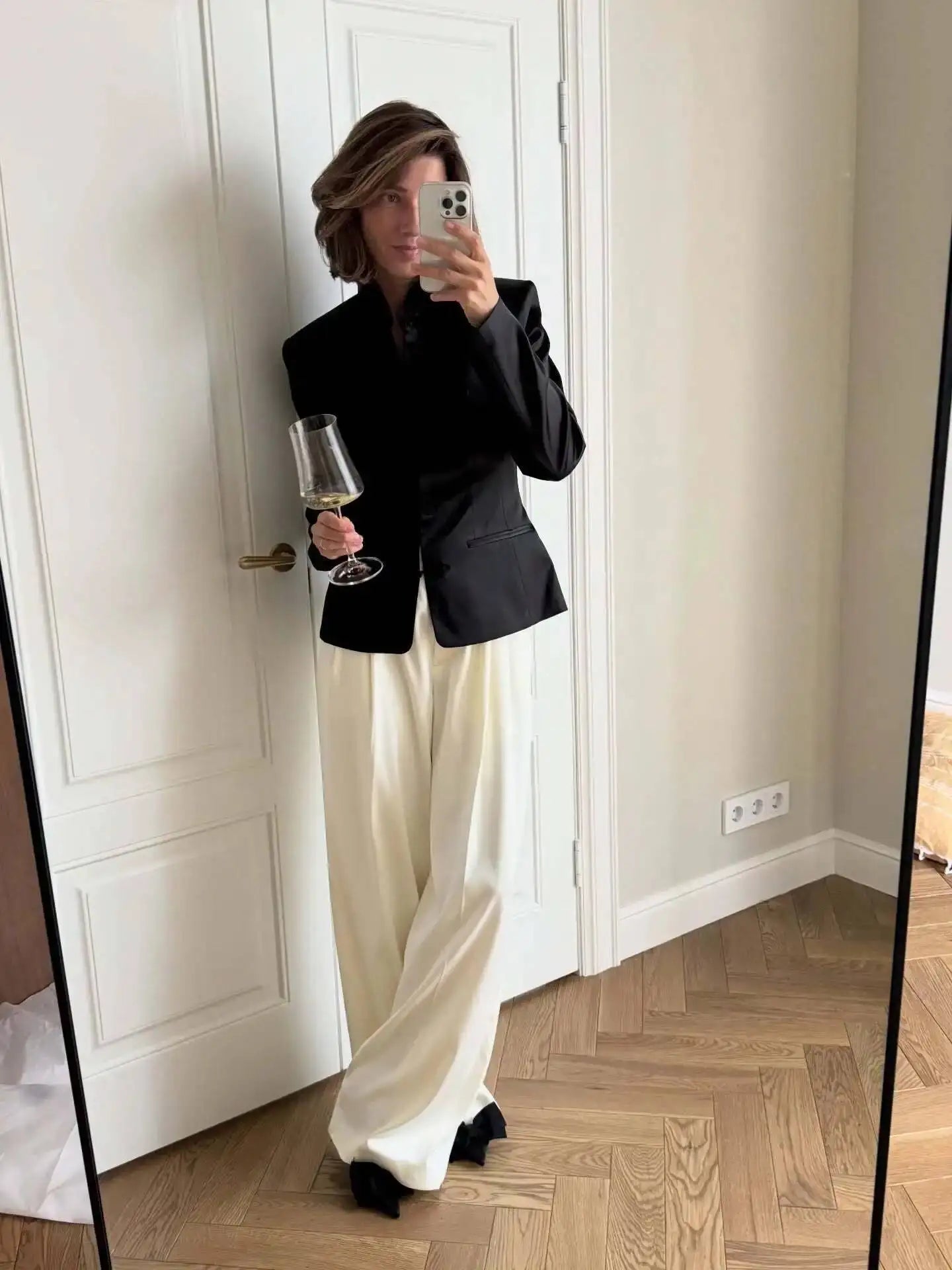 Women's Spring Summer Mandarin Collar Frog Button Cropped Chinese Style Blazer Casual 2026 Trendy Feminine Fashion Coat