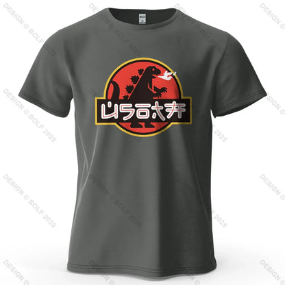 Japan Printed Men's T-Shirt 100% Cotton Oversized Harajuku Graphic Tees for Women Tops Tees Casual Streetwear