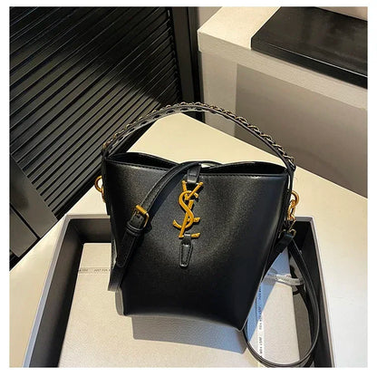 2026 Summer New! Light - Luxury Women's Bucket Bag - High - End Niche Design, Stylish Shoulder Messenger for All Occasions
