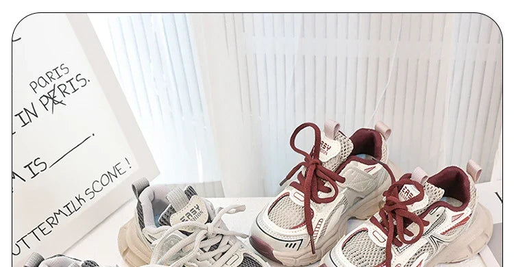 Children Sports Shoes Spring Autumn Mesh Breathable Causal Training Sneakers for Boys Girls Classic Kids School Basketball Shoes