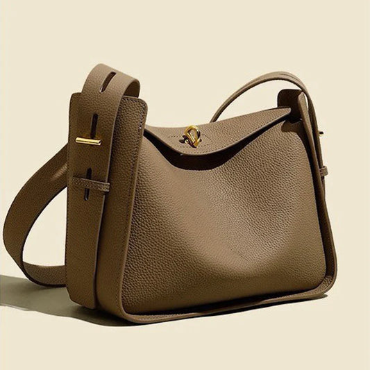 New Genuine Leather Luxury Designer Women Shoulder Crossbody Underarm Bags Cowhide Ladies Large Capacity Tote Bag Fashion Purse