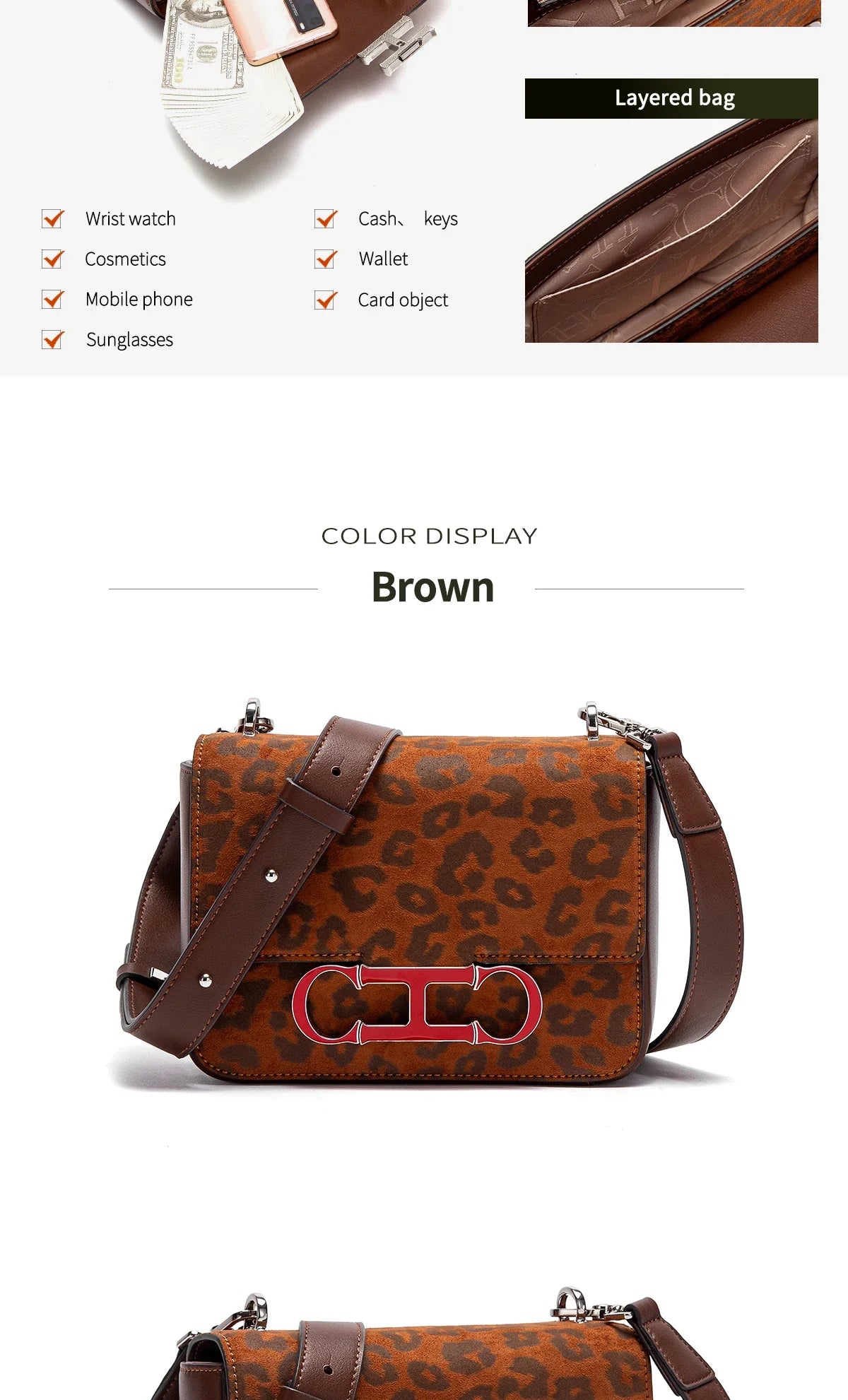 Magnetic Flip Cover 2025 New Synthetic Leather Red Business Women's Bag Women's Crossbody Bag
