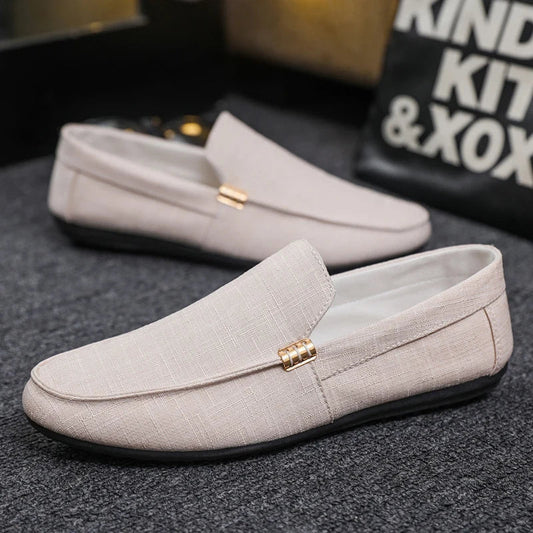 Men Loafers Soft High Quality Spring Autumn Shoes Men Casual Shoes Warm Slip on Flats Driving Shoes