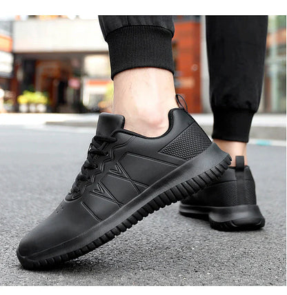 Chef shoes four season soft-sole anti-slip oil-proof waterproof portable kitchen work shoes fashion plus size casual men's shoes
