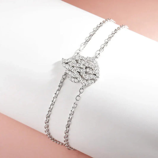Bracelets certifiés en moissanite pour femmes et hommes en argent sterling 925 plaqué 18 carats Haesh Sheli By ShiranAloni