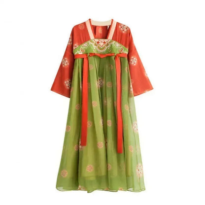 Girl Modern Hanfu Chinese Style Dress Halloween Fairy Kids Clothes Vestidos Traditional Cosplay Children Costume Girls Dresses