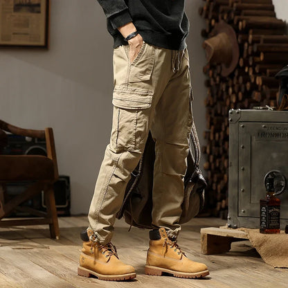 New Men Fashion Military Cargo Army Pants Slim Regualr Straight Fit Cotton Multi Color Camouflage Green Yellow Trousers BL7606