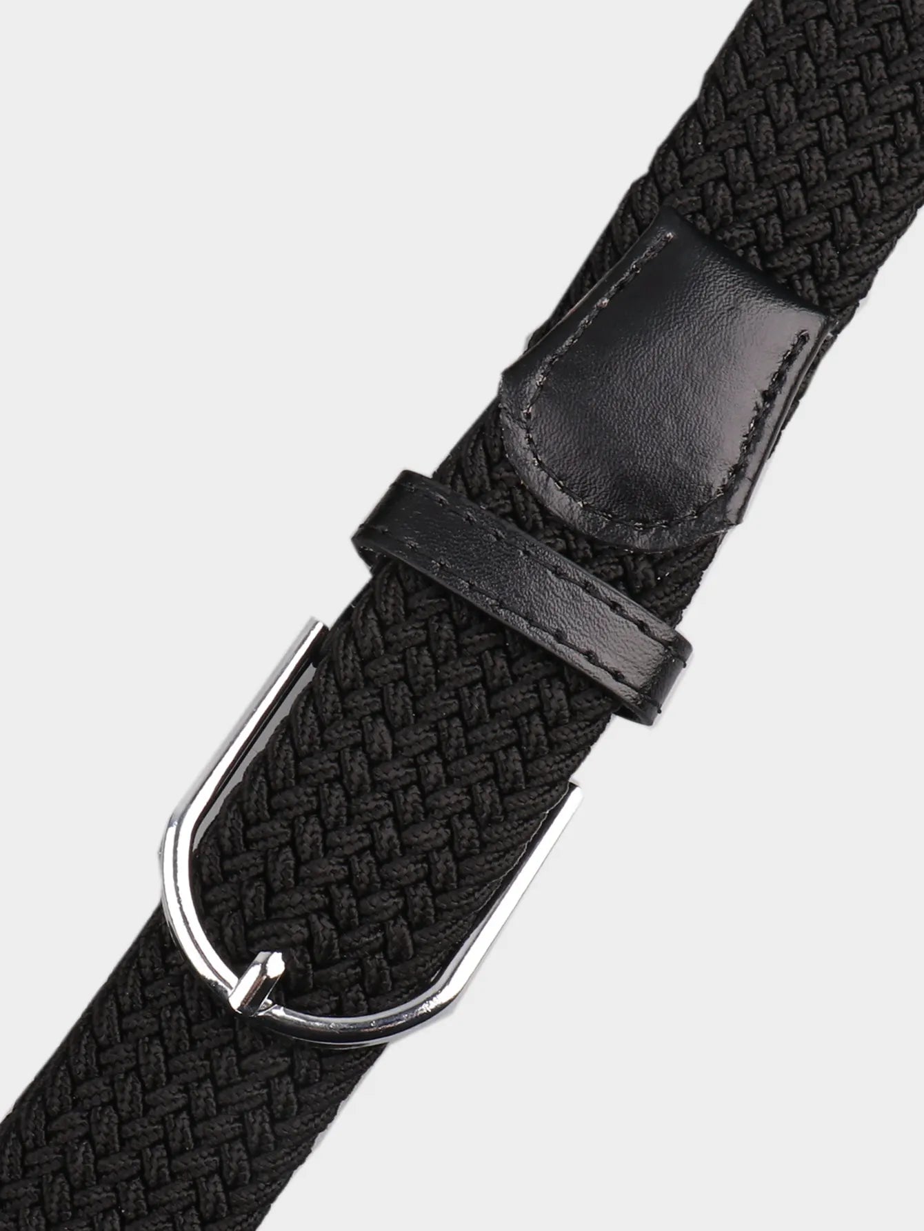 A casual, versatile multi-color elastic band for women, a retro-style belt suitable for both men and young people, a woven belt