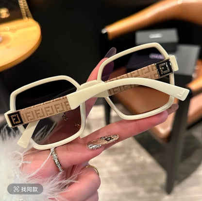 F New Fashion UV400 Sunglasses Women's Light Luxury Sunglasses High Quality Personality Trend Women's Men's Ladies Sun Glasses
