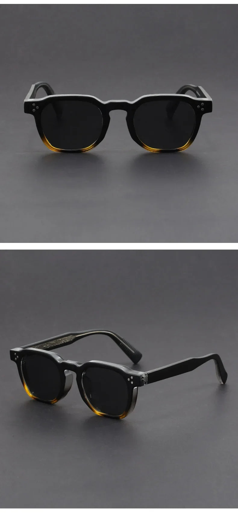 New Fashion Personalized Simple Geometric Design Polarized Sunglasses UV Protection Customizable Prescription  1045