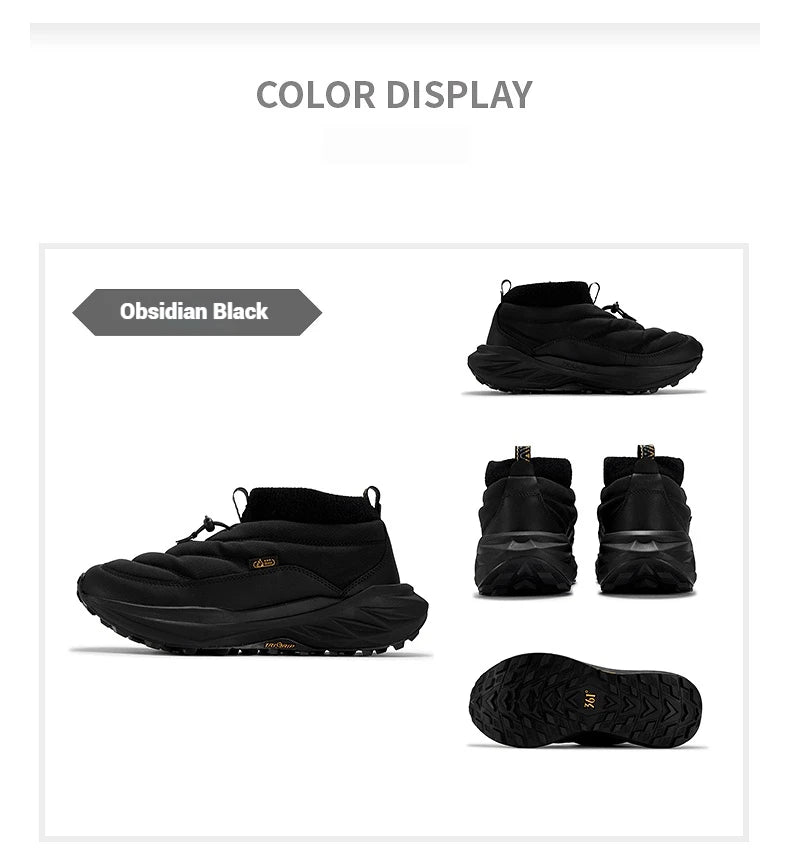 Men Winter Boots High-Top Thermal Ankle Support  Fleece Lined Ice Grip Abrasion-Resistant Sneakers Male 672542215A