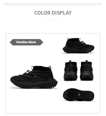 Men Winter Boots High-Top Thermal Ankle Support  Fleece Lined Ice Grip Abrasion-Resistant Sneakers Male 672542215A