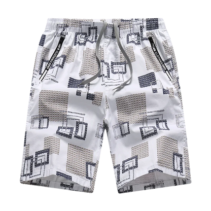 Men's Sweatpants Baggy Comfortable Shorts Male Casual Travel Outdoor Sports Bermuda Shorts Elastic Waist Y2K Print Half Pants