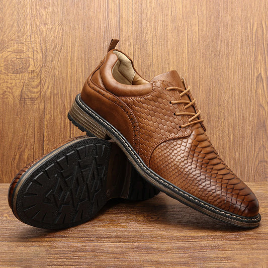 40~46 Leather Shoes Men Fashion Brand Comfortable 2024 Casual Shoes Men