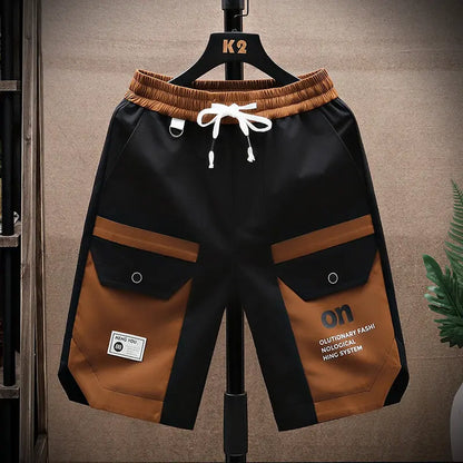 2025 summer Men's Beach Shorts men fashion Shorts Quick-Drying Shorts man Summer Thin Beach Pants Trendy Basketball Beach Pants