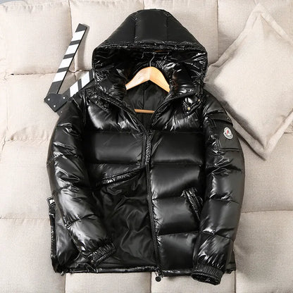 '-20 Degree Down Jacket Male Winter Parkas Men White Duck Down Jacket Hooded Outdoor Thick Warm Padded Snow Coat Oversize M-4XL