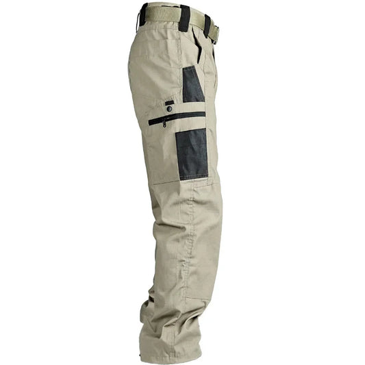 Multi-Pocket Men's Tactical Casual Pants Cargo Pants Outdoor Hiking Trousers Wear-Resistant Training Overalls
