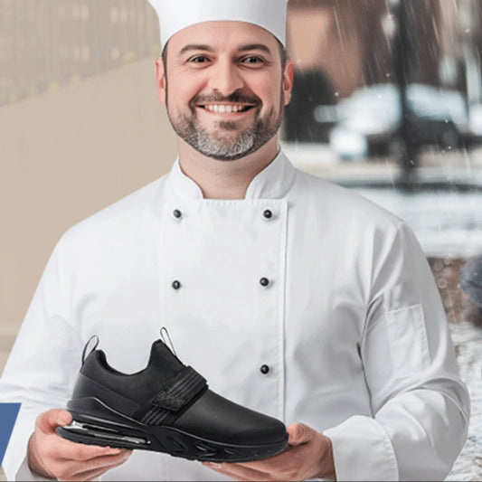 Chef Shoes for Men kitchen Work SRC Slip Resistant Restaurant Shoe Food Service Waterproof Slip On Sneakers Shoes