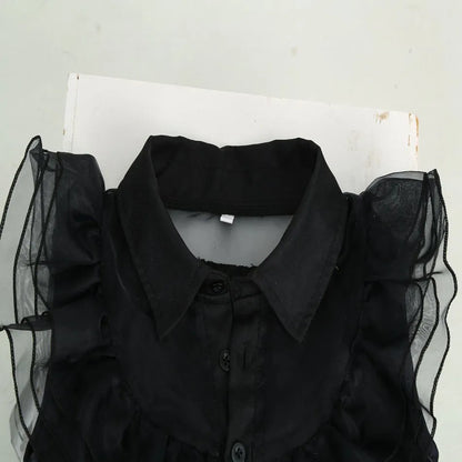 Girls Princess Dress Child Birthday Party Layered Disguise Kids Cosplay Halloween Fantasy Dark Gothic Dancing Costume 4-12Years
