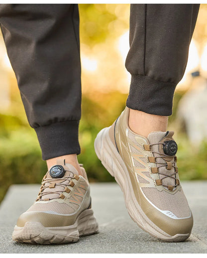 Comfortable lightweight work shoes for men Waterproof non-slip safety shoes Anti Puncture Steel Toe Sneakers Protective Shoes