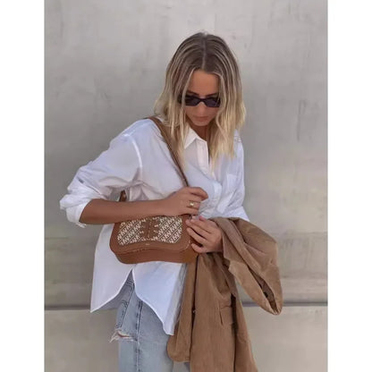 Vintage Fashion Single Shoulder Bag, Underarm Bag, Chain, Y-Pudding Shape, Luxury and Comfortable Shoulder Bag