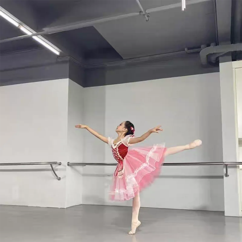 Children's Ballet Skirt Girls' Dance Skirt Campus Dance Programs Ballet Dancer Costumes Stage Collective Performance Costumes