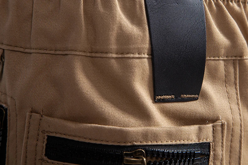 Men's Large Size Loose Casual Shorts Fashion Trendy Versatile Cotton Shorts Elastic Waist Summer Work Shorts