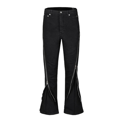 2023 Brand New Classic Rick Denim Folding Zipper Slim Fit Straight PANT Jeans Cotton Denim Pants Comfort Casual Jeans M-XXL #717