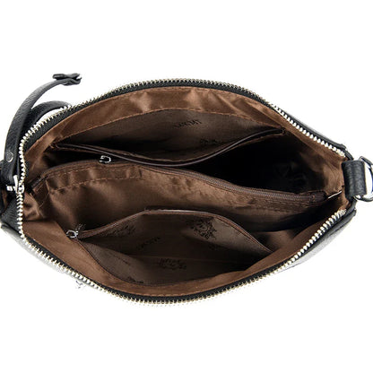 New Luxury Designer Handbag Solid Color PU leather Women Shoulder Bag Casual Crossbody Bags for Women New Zipper Messenger Bag