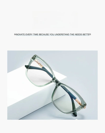 Simple Classic Butterfly Personalized Design Women's Anti-Blue Light Reading Glasses Customizable Prescription  PFD2233