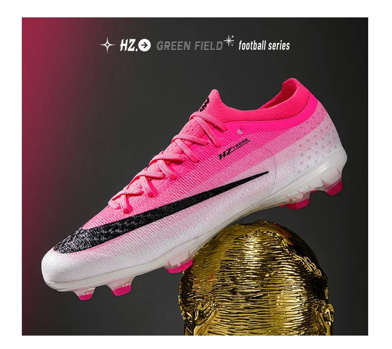 New Men Soccer Shoes Futsal Cleats Ultralight Hot Sale Football Boots Unisex High-quality Women Professional TF/FG Sneakers