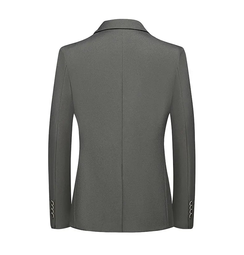 2025 Men's Slim Fit Business Casual Blazer High Quality Fashion All-in-One Banquet Korean Style Handsome Trend for All Seasons
