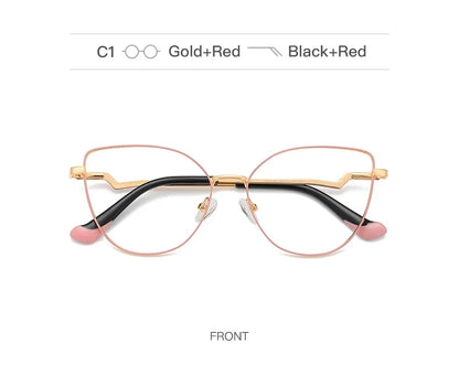 New Myopia Prescription Glasses Hyperopia Reading Glasses Anti Blue Light Computer Glasses Optical Eyeglasses Frame Women