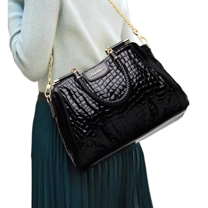 Hot Cow Skin Bag！ZOOLER Handmade Full Real Cow Leather Handbags Soft Skin Genuine Leather Bag Costly Women Fashion Bags #QS220