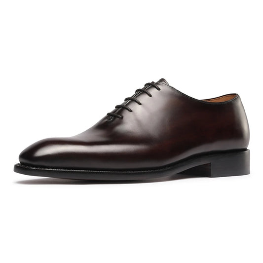 Oxford Dress Shoes Full-Grain Leather for Men Business Office Shoes