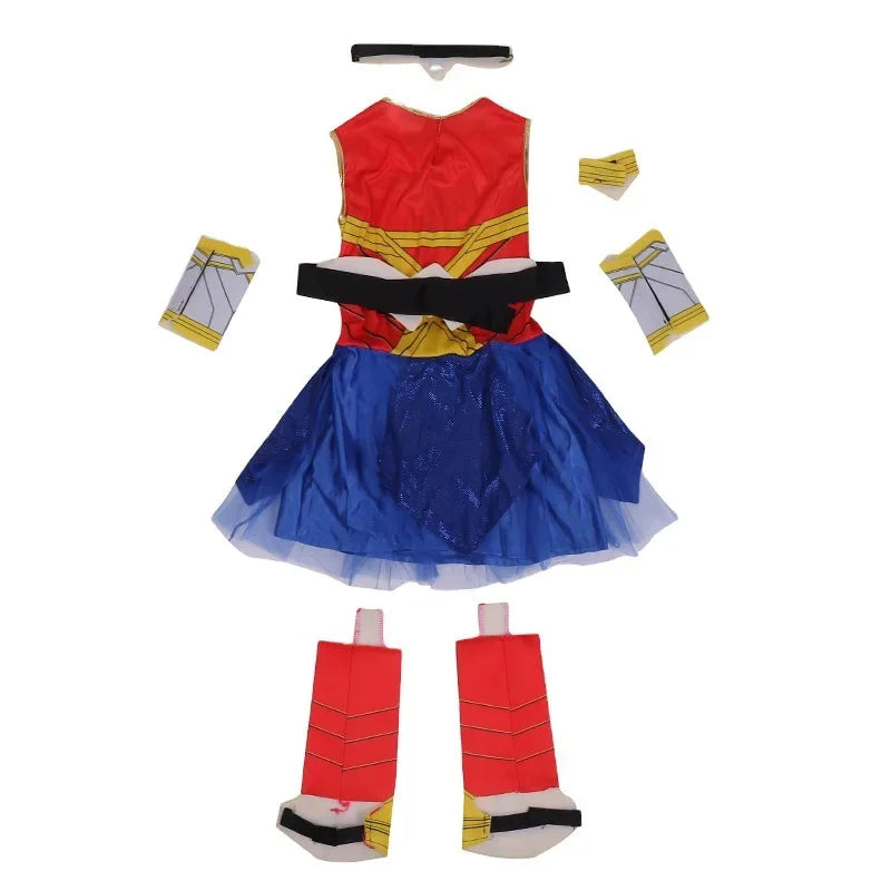 Anime Deluxe Dawn of Justice Wonder Woman Superhero Halloween Cosplay Fantasia Fancy Dress Costume Cosplay Costumes